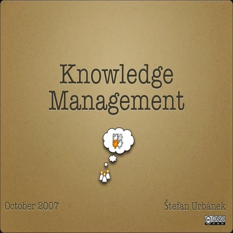 Knowledge Management Introduction