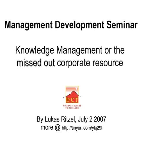 Knowledge Management