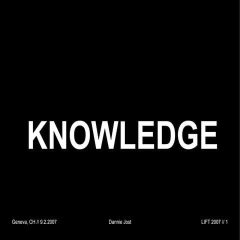 KNOWLEDGE ownership