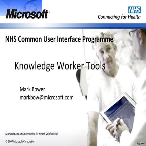 Knowledge Worker Tools 2008