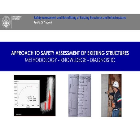 APPROACH TO SAFETY ASSESSMENT OF EXISTING STRUCTURES METHODOLOGY - KNOWLDEGE - DIAGNOSTIC