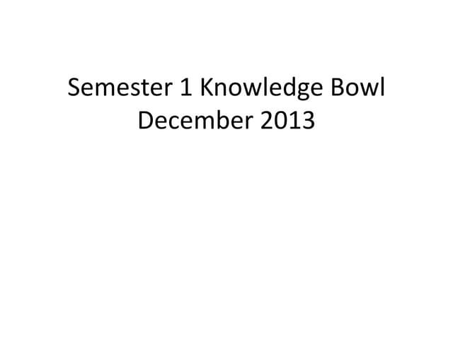 Science Exams Study Questions