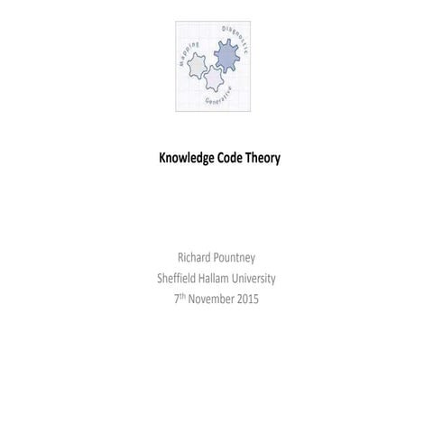 Knowledge Code Theory