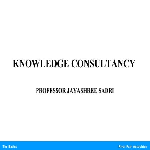Knowledge for Development | PPTX