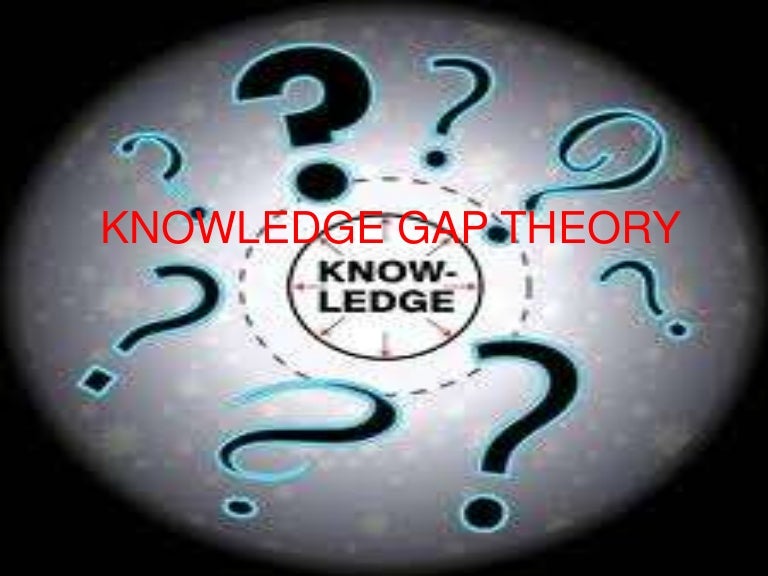 Knowledge gap theory