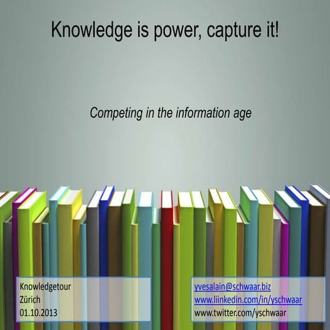 Knowledge is power - why is knowledge management critical to any company