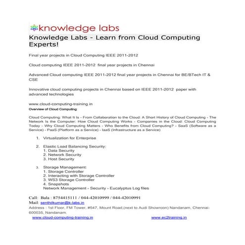 Knowledge labs cc1