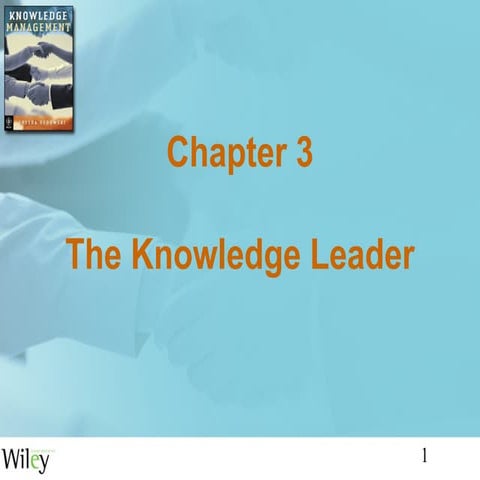 Attributes of a Knowledge leader 