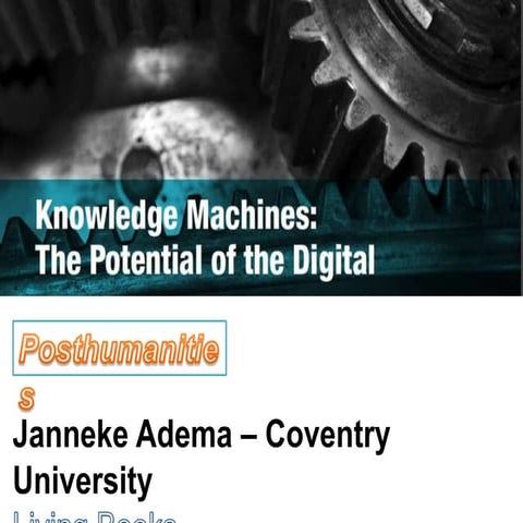 Knowledge machines presentation janneke | PPTX