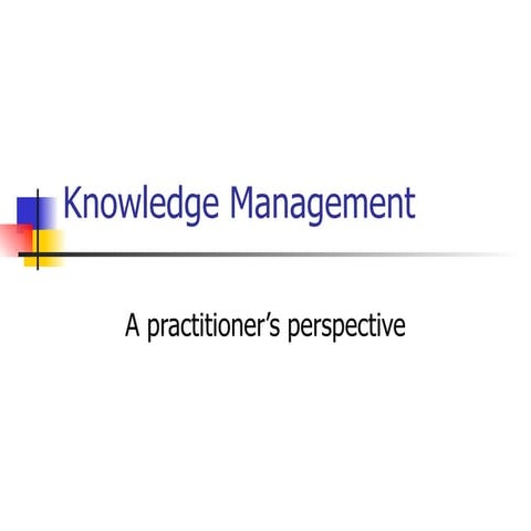 Knowledge Management