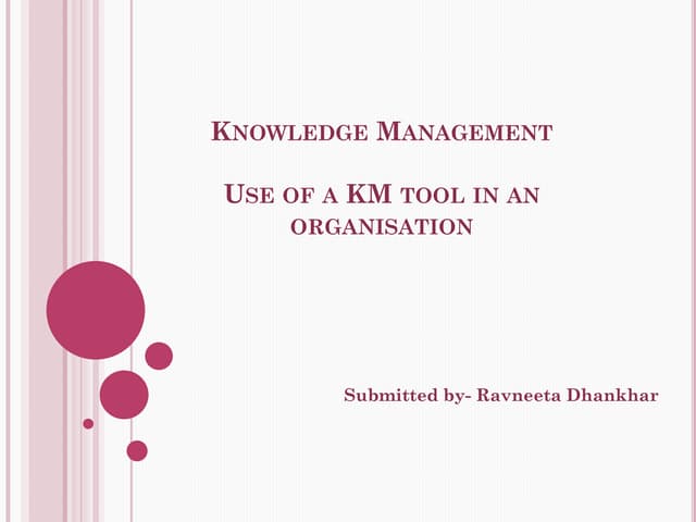 Knowledge management