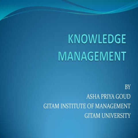 Knowledge management