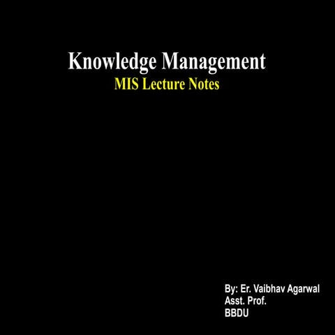 Knowledge management