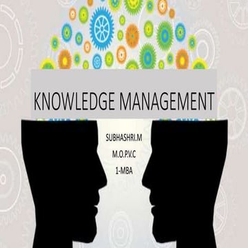 Knowledge management | PPTX