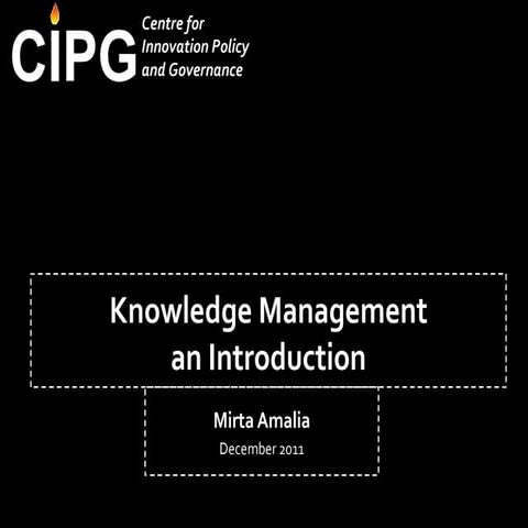 Knowledge management   v2.0 mirta amalia
