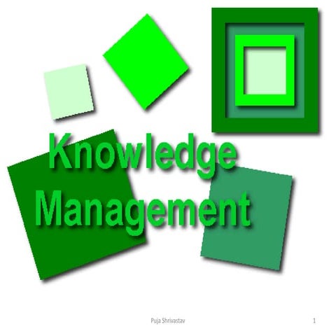 Knowledge management 