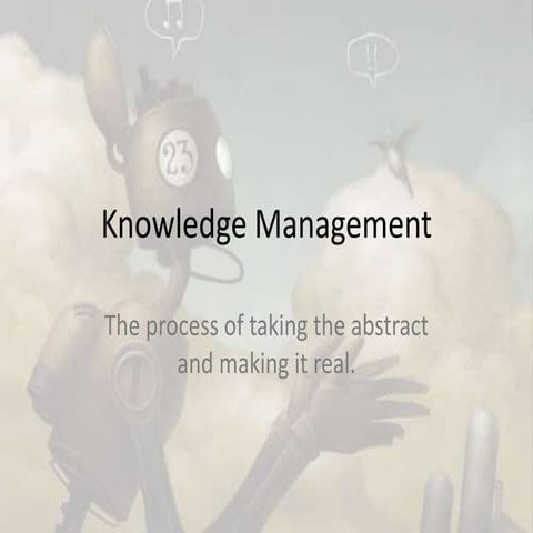 Knowledge Management
