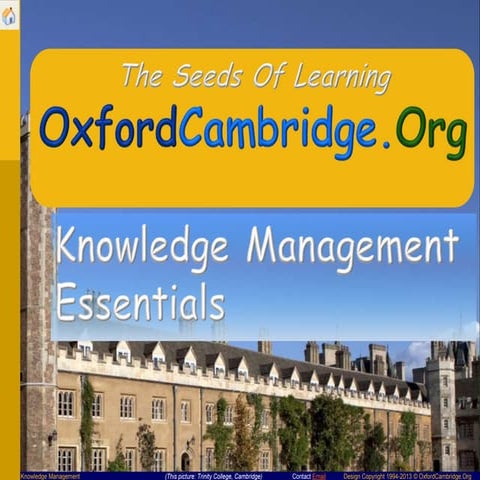 Knowledge Management Essentials