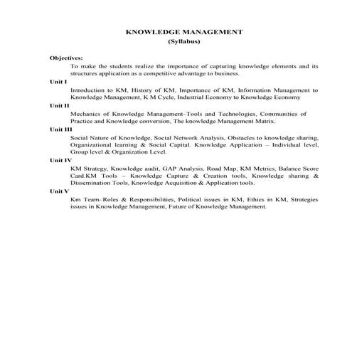 KNOWLEDGE MANAGEMENT notes.docx
