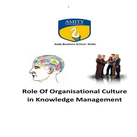Knowledge management & organizations