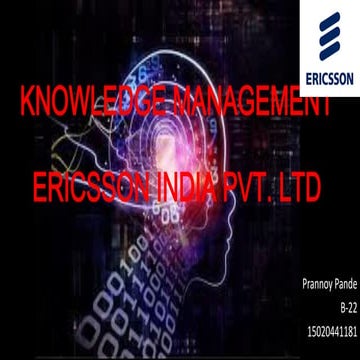 Ericsson Global Strategy Project | PDF