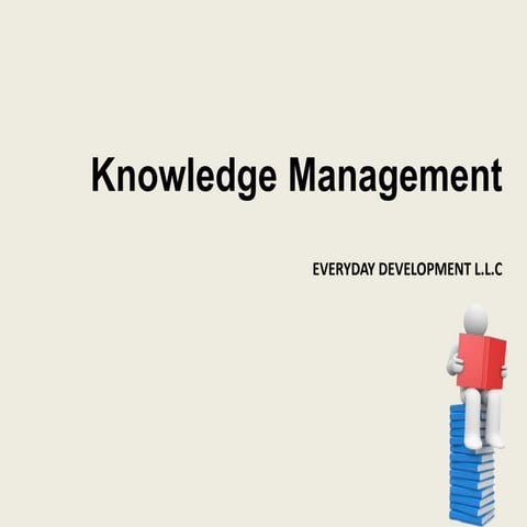 Knowledge management slide