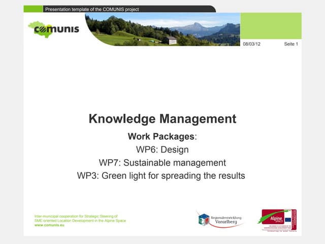 Comunis Knowledge management system