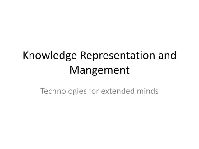 Knowledge mangement