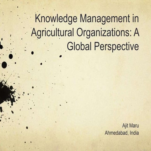 Knowledge Management Model of Smallholder Farmer Communities in ...