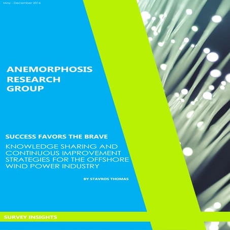 Knowledge sharing and continious improvement strategies for the offshore wind...