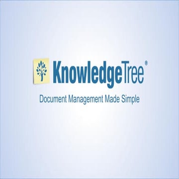 Knowledge Tree Overview