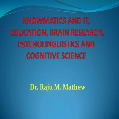 Mathew's Theories of Knowledge - Applications in Education ...