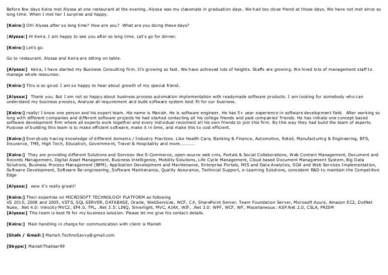 Know Me And My Skills And Experience And Services In New Way