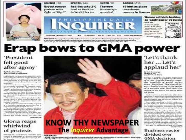 Daily newspapers philippine Philippine Daily