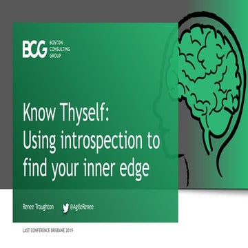 Know thyself  using introspection to find your inner edge