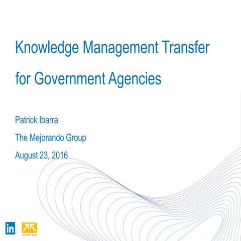 Knowledge Management and Local Government [webcast]
