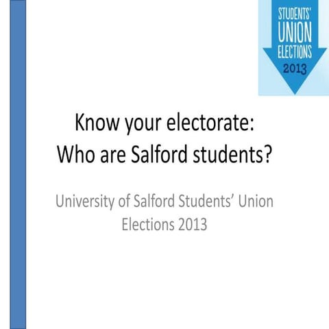 Know your electorate