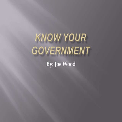Know your government