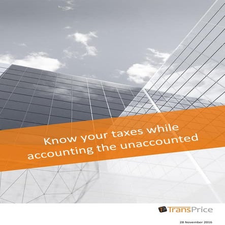 Know Your Taxes on Demonetization