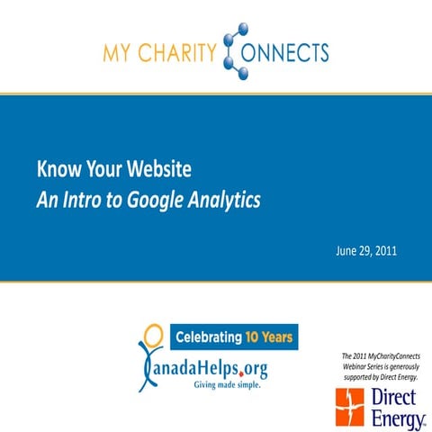 Know Your Website: An Intro to Google Analytics