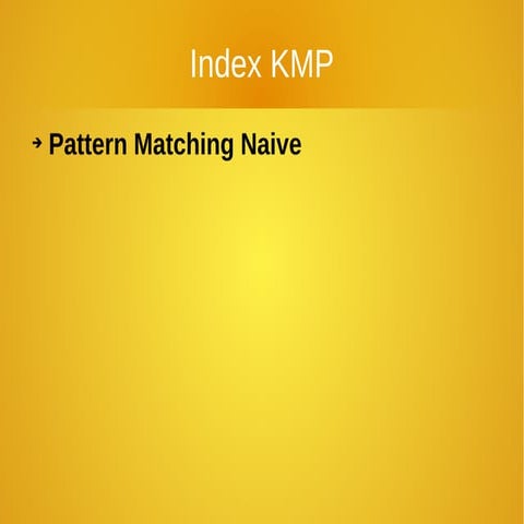 Algoritmo Knuth Morris Pratt Italiano