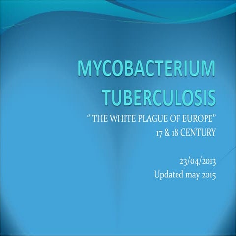 [Micro] mycobacterium tuberculosis
