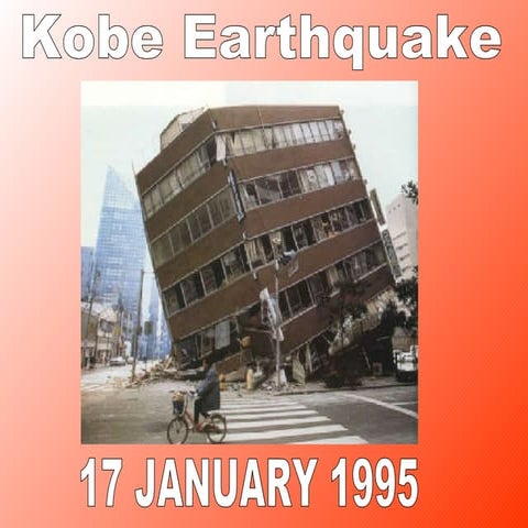 Kobe Earthquake 1995 | PPT