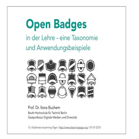 Open Badges Taxonomie 