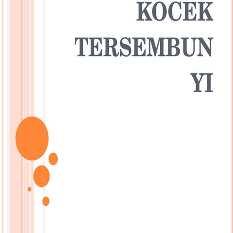 Kocek tersembunyi