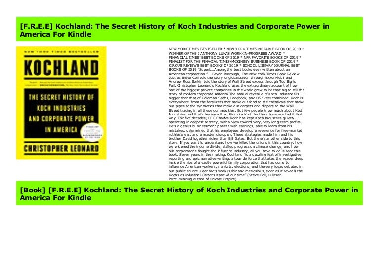 the secret history of koch industries the secret history of koch industries