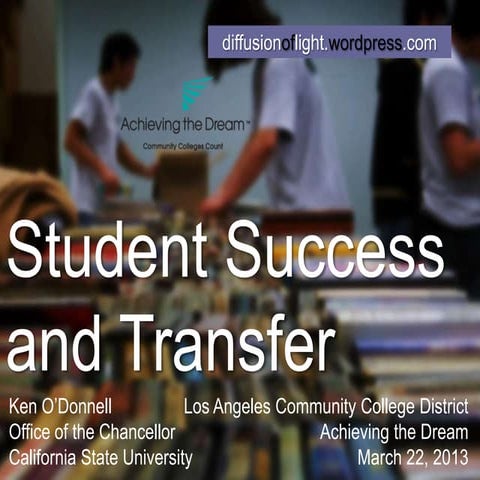 Student Success and Transfer