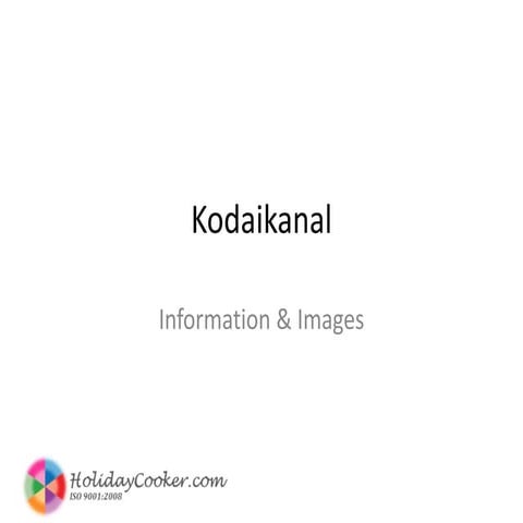 Kodaikanal