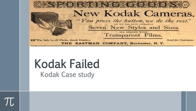 Could This Be The End For Kodak? 133 Years Of Innovation At Risk - 29w3k9v