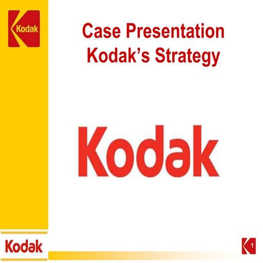 Kodak strategy